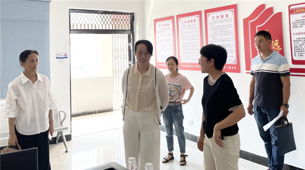 淮南市大通區(qū)副區(qū)長魏穎穎調(diào)研基層退役軍人服務站標準化建設
