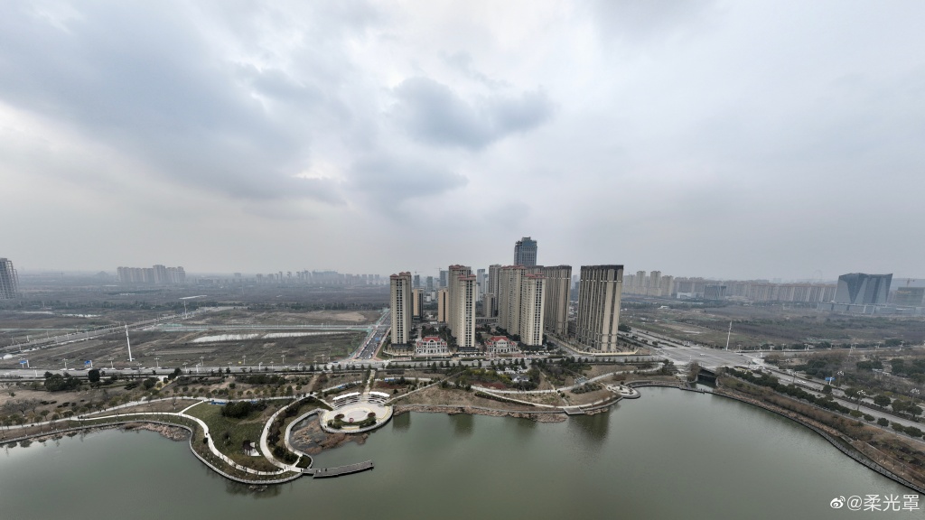 【圖說淮南】——快來看看淮南中央公園的俯瞰角度！