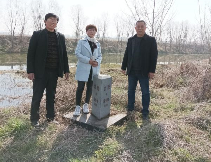 淮南大通區(qū)民政局實(shí)地檢查長(zhǎng)豐大通線(xiàn)界樁