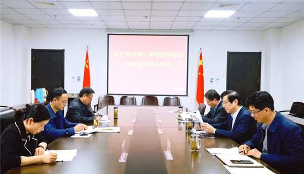 淮南：安徽省廳依法審計專項(xiàng)清理檢查組在淮檢查并反饋情況